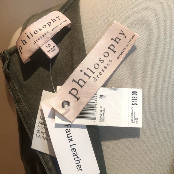 NWT Philosophy A-line midi dress - Picture 5 of 7